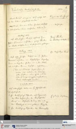 Vaterländische Merkwürdigkeiten: 1822–1829