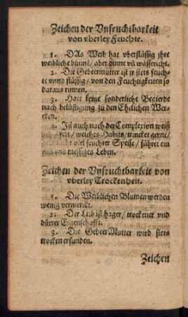 Zeichen der Unfruchtbarkeit von uberley Trockenheit.