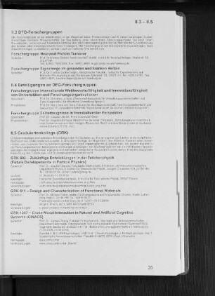 II.5 Graduiertenkollegs (GRK)