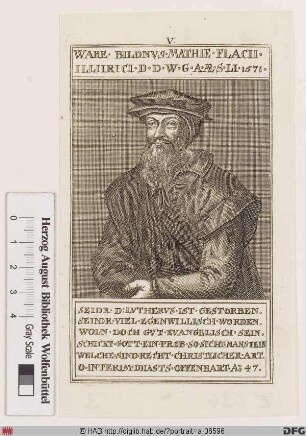 Bildnis Matthias Flacius Illyricus (eig. Vlacich)