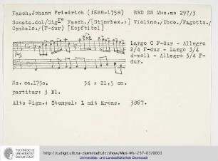 Sonate F-Dur