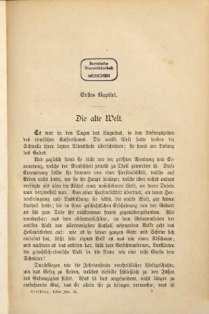 Das Leben Jesu, 2. Darstellender Theil