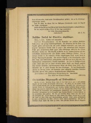 Die feindlichen Fliegerangriffe auf Westdeutschland.