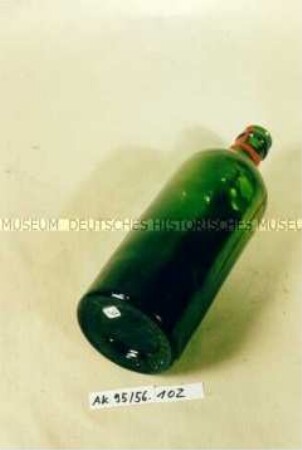 Glasflasche für Spirituosen (?) "SAXLEHNER'S BITTERQUELLE HUNYADI JANOS"