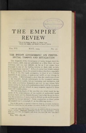 Vol. VII. May, 1904. No. 40.