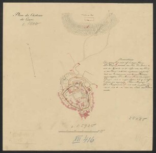 Plan du Chateau de Caen