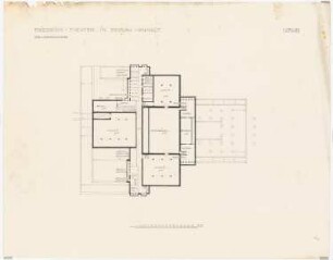 Friedrich-Theater, Dessau: Grundriss Kellergeschoss