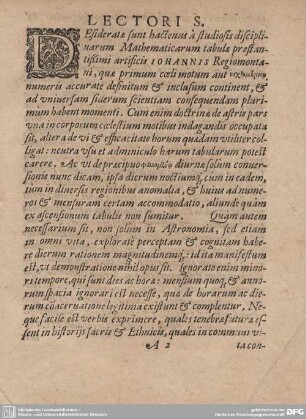LECTORIS.
