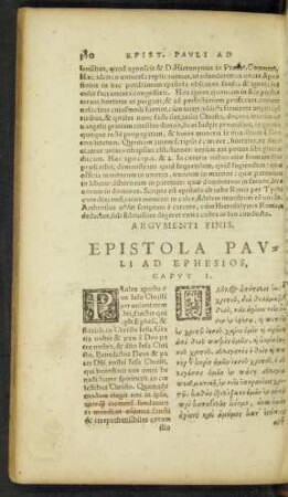 Epistola Pauli Ad Ephesios