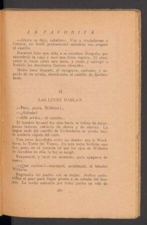 II - Las luces hablan