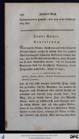 Fünfte Satyre.