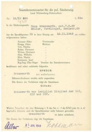 Braunwarth, Hans
