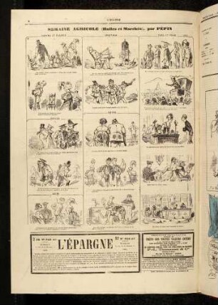 Semaine agricole (Halles et Marchés), par Pépin