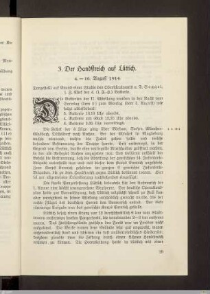 3. Der Handstreich auf Lüttich