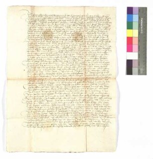 Hans Aschenbrenner, Fischer genannt, Bürger zu Orngaw, Gefängnis; Siegel: Haug Lemlin und Caspar Schenk von Winterstetten.