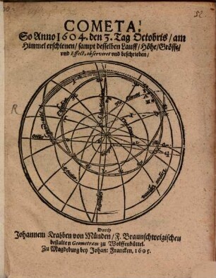 Cometa so anno 1604 erschienen