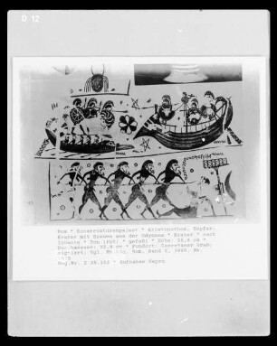 Krater mit Szenen aus der Odyssee