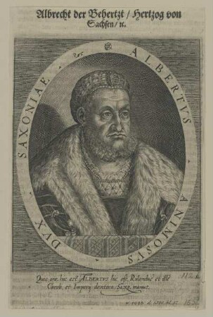Bildnis des Herzogs Albrecht von Sachsen des Beherzten