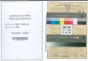 Entnazifizierung Alfred Kesseler , geb. 15.02.1914 (Anwalt)
