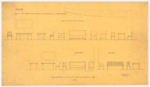 AEG-Hauptverwaltungsgebäude, Berlin: Möbel für Direktorenzimmer, 1:20