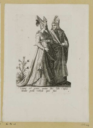 Mann und Frau, Blatt 7 der Folge "Mascarades"