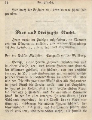 Vier und dreißigste Nacht