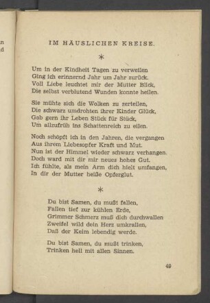 Im häuslichen Kreise