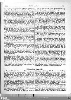 Melanchthons Sonnenuhr