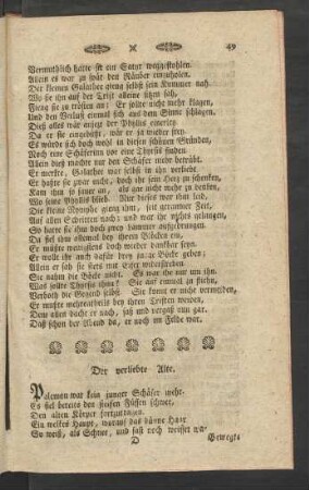 Der verliebte Alte