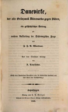 Antischleswigholsteinische Fragmente, 2. 1848