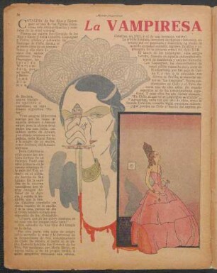 La vampiresa colonial : Una narración de Héctor Pedro Blomberg
