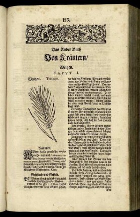 Das Ander Buch Von Kräutern, Weitzen.