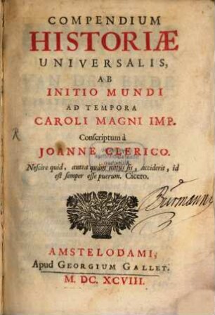 Compendium Historiae universalis