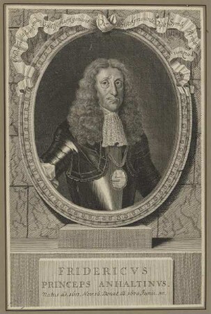 Bildnis des Fridericvs, Fürst von Anhalt-Bernburg