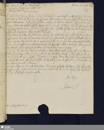 Bl. 382. SvC, Julius an SvC, Veit Hans