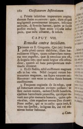 160-169, Caput VIII - XI