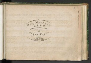 Der Matrose : Lied ; Auf Matrosen die Anker gelichtet!