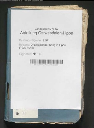 Lippe-Brakische Kriegsdrangsale