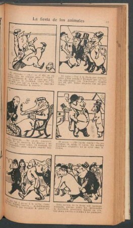 La fiesta de los animales - [Cómic]