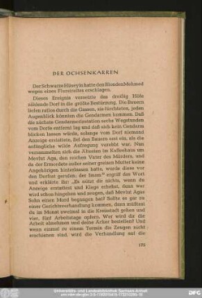 Der Ochsenkarren