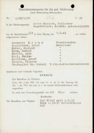 Maucher, Anton