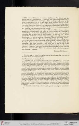 [reprinted criticisms on the Steichen exhibition]