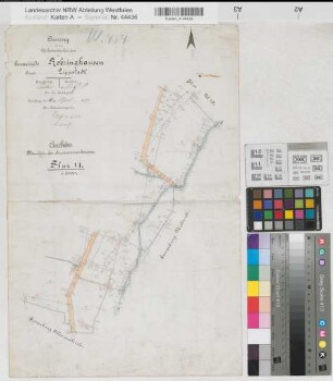 Waltringhausen (Anröchte), Zusammenlegung Waltringhausen, Katasterauszug Robringhausen Flur 11