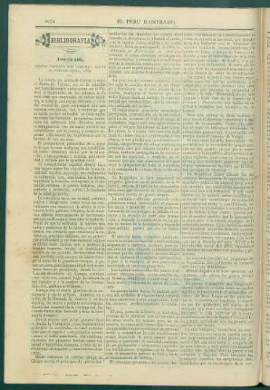 Bibliografía : Aves sin nido. Novela peruana por Clorinda Matto de Turner - Lima, 1889.