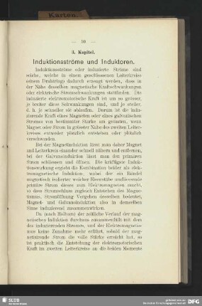 3. Kapitel. Induktionsströme und Induktoren