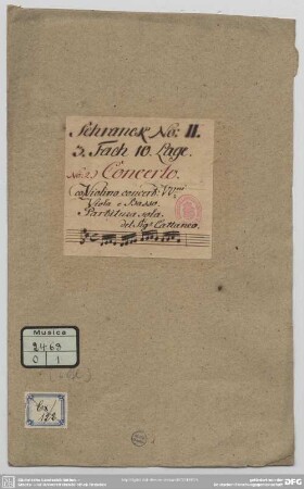 Concertos - Mus.2468-O-1 : vl solo, fag solo, strings, bc - D
