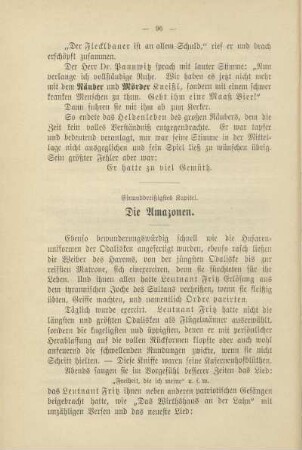 Einunddreißigstes Kapitel. Die Amazonen