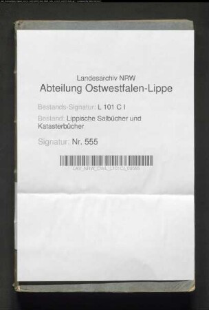 Meßbuch der Bauerschaft Belle von 1817/18