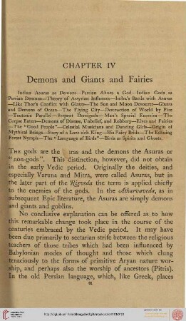 Demons and Giants and Fairies