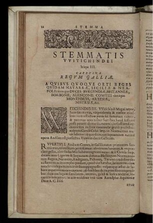 Stemmatis vvitichindei Stirps III. Capetina regvm galliae